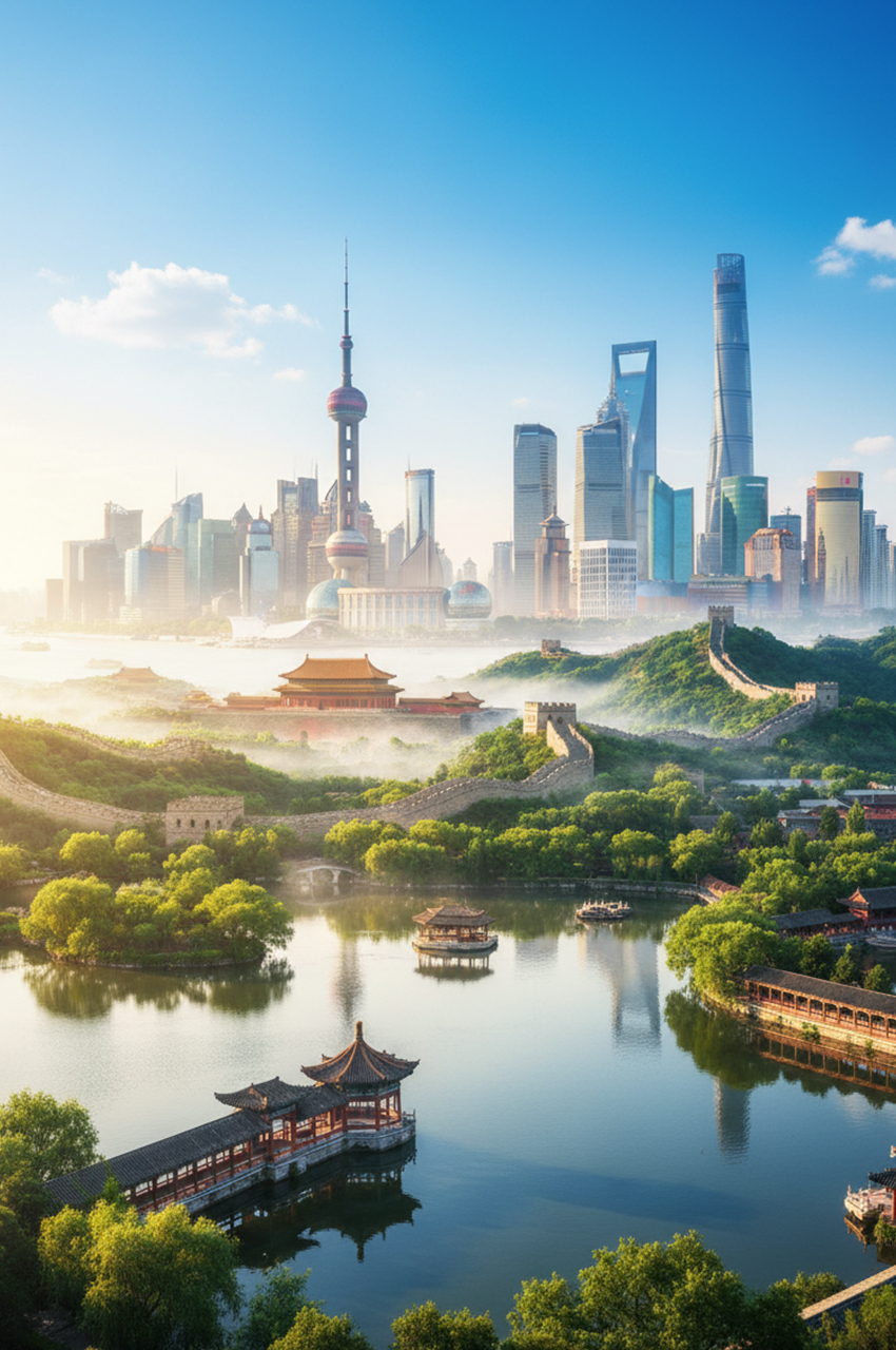 تور پکن + هانگژو + شانگهای _ 10 شب